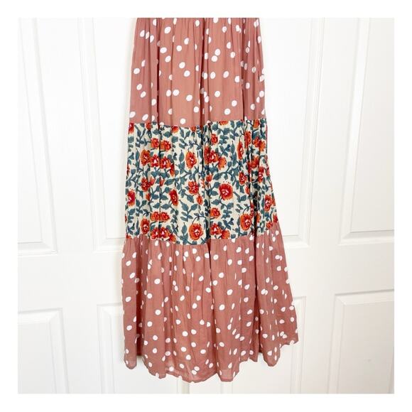 Roller Rabbit Dakota Floral Polka Dot Slip Maxi Sun Dress Lined NWOT - Picture 7 of 10